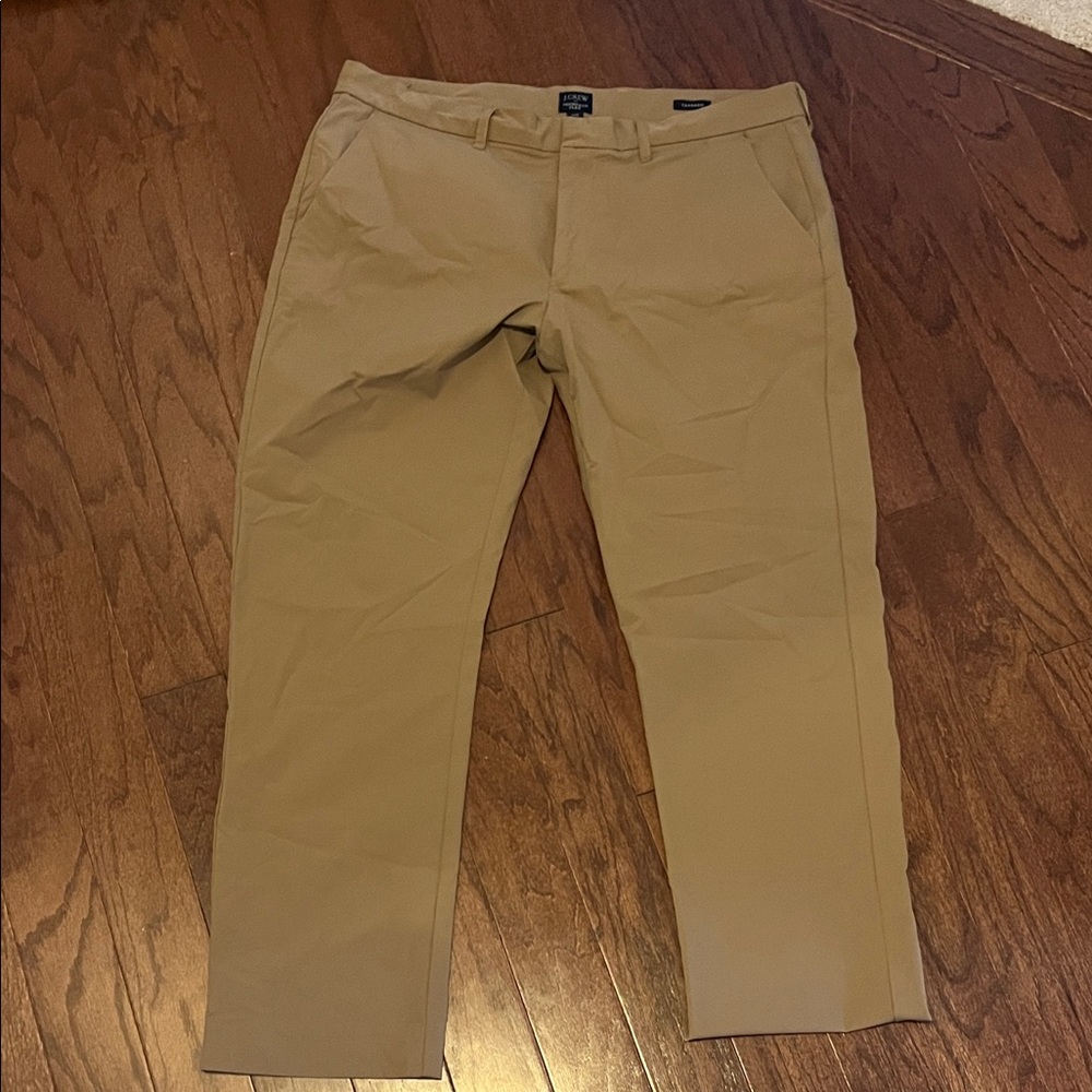 J. Crew Factory Tan Flex Pant for Men